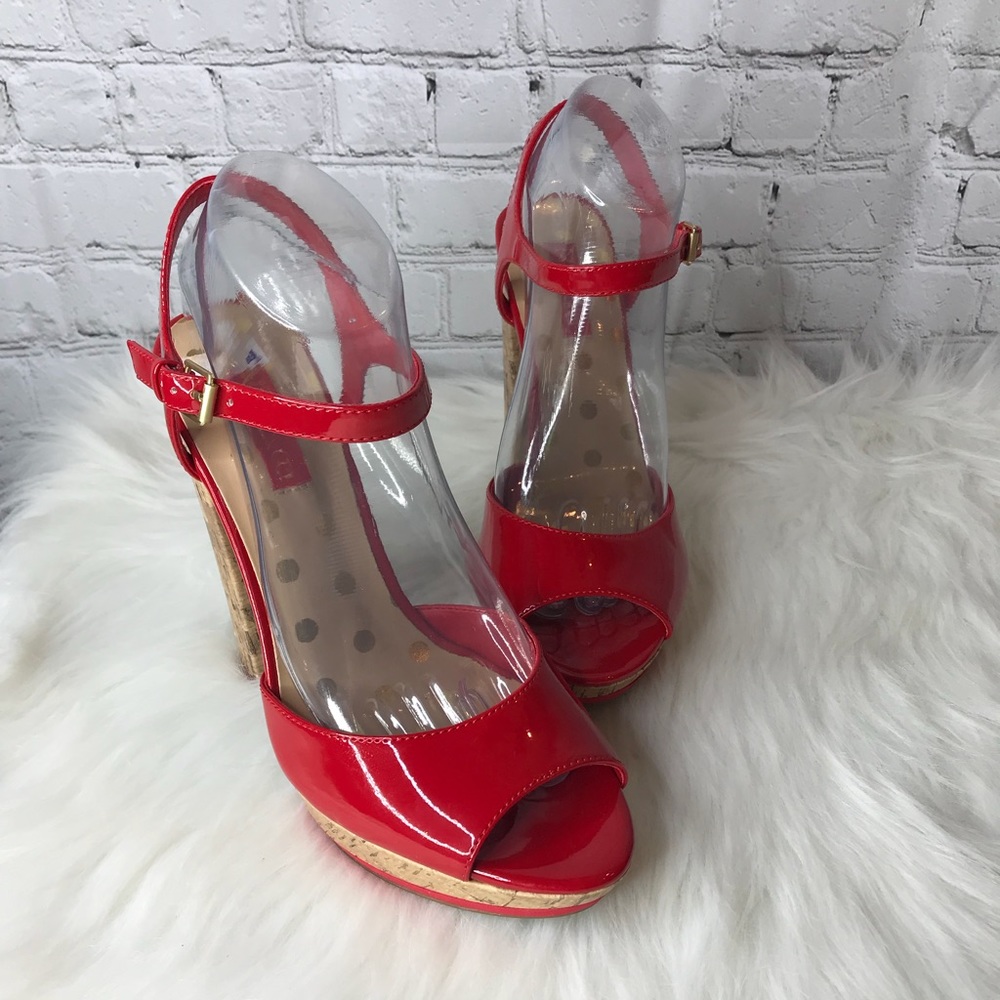 Nine & Co. Red Heels Size 9 - Picture 2 of 6